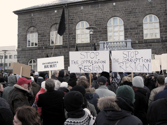 Iceland-Protest