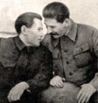 Nikolai_Yezhov_conferring_with_Stalin